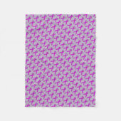 Couverture Polaire Ruban standard violet (Devant)