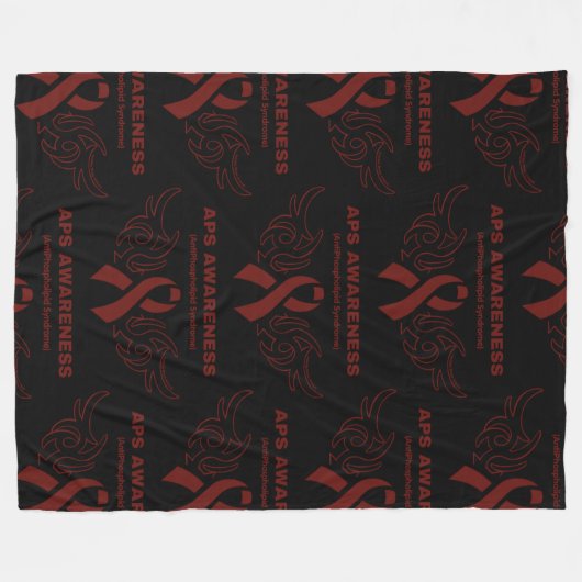 Couverture Polaire Ruban tribal...APS (Devant (Horizontal))