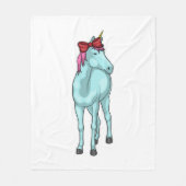Couverture Polaire Ruban Unicorn (Devant)