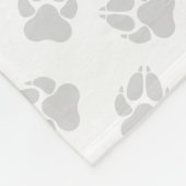 Couverture Polaire Ruby Cavalier King Charles Spaniel & Paws (Coin)
