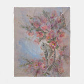 Couverture Polaire Ruby Kinglet Bird (Devant)