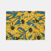 Couverture Polaire Rudbekia jaune (Devant (Horizontal))