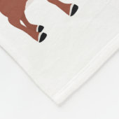 Couverture Polaire Rudolph Reindeer classique (Coin)