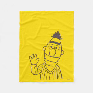 Couverture Polaire Rue Sésame Bert Bright