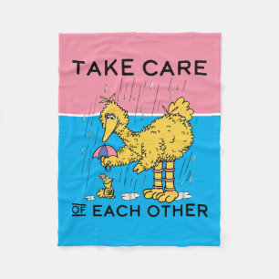 Couverture Polaire Rue Sésame Big Bird Prenez soin de vous