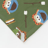 Couverture Polaire Rue Sésame | Camping Est S'more Amusant Avec Les A (Coin)