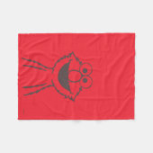 Couverture Polaire Rue Sésame | Elmo Bright (Devant (Horizontal))