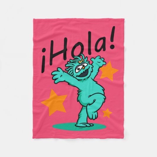 Couverture Polaire Rue Sésame | ¡Hola ! Rosita (Devant)