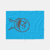 Couverture Polaire Rue Sésame | Lumière de Grover (Devant (Horizontal))