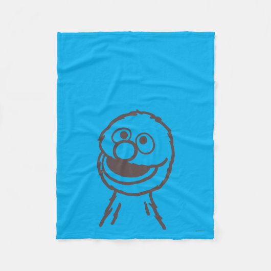 Couverture Polaire Rue Sésame | Lumière de Grover (Devant)