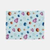 Couverture Polaire Rue Sésame | Méca Builders Face Motif (Devant (Horizontal))