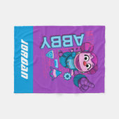 Couverture Polaire Rue Sésame | Mécaniciens Abby | Ajouter un nom (Devant (Horizontal))