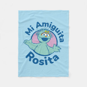 Couverture Polaire Rue Sésame Mi Amiguita Rosita