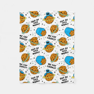 Couverture Polaire Rue Sésame Monstre de cookies hors de ce monde