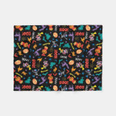 Couverture Polaire Rue Sésame | Motif d'Halloween (Devant (Horizontal))