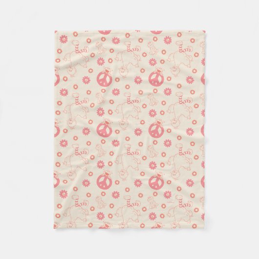 Couverture Polaire Rue Sésame | MOTIF GOOD VIBES (Devant)