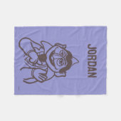 Couverture Polaire Rue Sésame | Nombre de von | Ajouter Votre Nom (Devant (Horizontal))