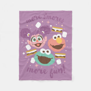 Couverture Polaire Rue Sésame   Plus S'mores Plus de plaisir!
