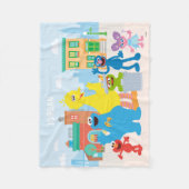 Couverture Polaire Rue Sésame | Scène de quartier (Devant)