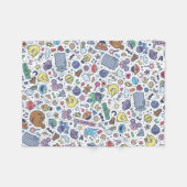 Couverture Polaire Rue Sésame | Sesame Pals DoodMotif (Devant (Horizontal))