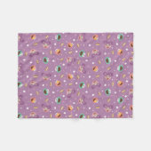 Couverture Polaire Rue Sésame | S'mores Motif (Devant (Horizontal))