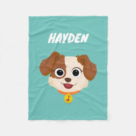 Couverture Polaire Rue Sésame | Tango Face | Ajouter Votre Nom (Devant)