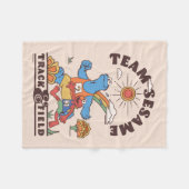 Couverture Polaire Rue Sésame | Team Sesame Track & Field (Devant (Horizontal))