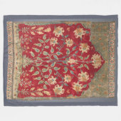 Couverture Polaire Rug Floral Indien 17ème siècle Art (Devant (Horizontal))