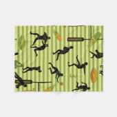 Couverture Polaire Rugby game are on Fleece Blanket (Devant (Horizontal))