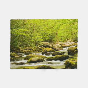 Couverture Polaire Ruisseau Rugissant au printemps