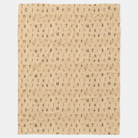 Couverture Polaire Runes Fleece Blanket (Devant)