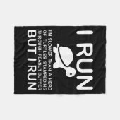 Couverture Polaire Running Motivation Turtle  (Devant (Horizontal))