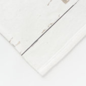 Couverture Polaire Russe Aquarelle Laurel Wreath Monogramme nouvellem (Coin)