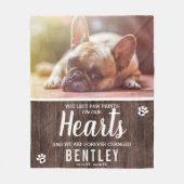 Couverture Polaire Russe Pet Memorial Photo (Devant)