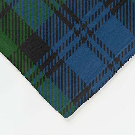 Couverture Polaire Russe Plaid Clan Campbell Militaire Tartan (Coin)