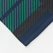 Couverture Polaire Russe Plaid Green Check Blackwatch Tartan (Coin)