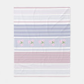 Couverture Polaire Russe, rayé, patchwork (Devant)