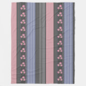 Couverture Polaire Russe, rayé, patchwork (Devant)