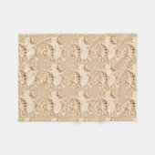 Couverture Polaire Rustic Antique Musical Notes (Devant (Horizontal))
