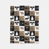 Couverture Polaire Rustic Camping Extérieur Aventure (Devant)