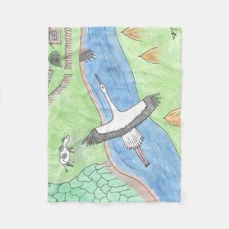 Couverture Polaire "Rustic motifs"