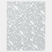 Couverture Polaire Rustic Owl Bear Deer Fox Woodland Créature Motif (Devant)