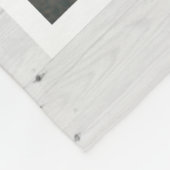 Couverture Polaire Rustic Pet Horse Personnalisé Photo Memorial (Coin)