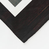 Couverture Polaire Rustic Pet Horse Personnalisé Photo Memorial (Coin)