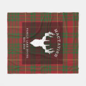 Couverture Polaire Rustic Plaid Clan MacTavish Family Tartan (Devant (Horizontal))