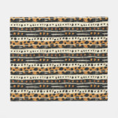 Couverture Polaire Rustic Southwestern Stripe Pattern (3) (Devant (Horizontal))