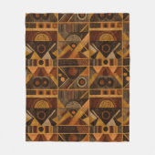 Couverture Polaire Rustic Southwestern Stripe Pattern (4) (Devant)