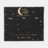 Rustic Twinkle Twinkle aimé triplets jalon