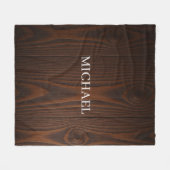 Couverture Polaire Rustic Wood Michael – Natural Strength Handcrafted (Devant (Horizontal))