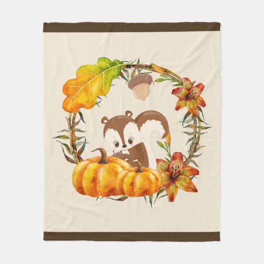 Couverture Polaire Rustic Wreath (Devant)